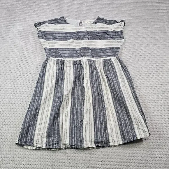 Altar'd State | Dresses | Altard State Dress Womens Small Striped Babydoll  Mini Dress Blue White Nautical | Poshmark